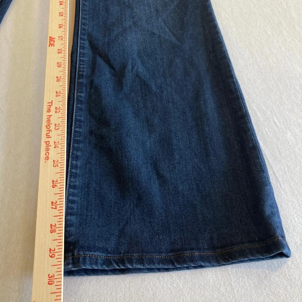 Liverpool Jeans Women 16W (38x30) Plus Size Dunmore Dark Blue LY4000F64 Stretch